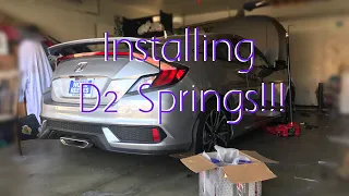 D2 Springs Install! | Lowered SI