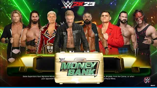 WWE 2K23 EIGHT MAN MONEY IN THE BANK MATCH!