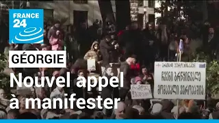 Géorgie :  nouvel appel à manifester contre une loi controversée au lendemain de heurts