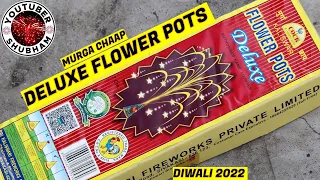Deluxe Flower Pots from CockBrand - Diwali Anaar 2022 Testing