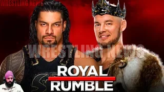 Royal Rumble 2020 Roman Reings vs King Corbin Falls Count Anywhere