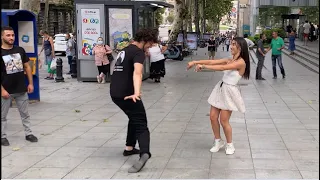 Руставели Супер Гандагана Лезгинка 2022 Девушки Танцуют Супер В Тбилиси ALISHKA Чеченская Acharuli