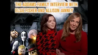 Addams Family Interview | Elsie Fisher and Allison Janney