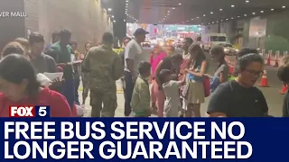 NYC migrant crisis: Free bus service no longer guaranteed