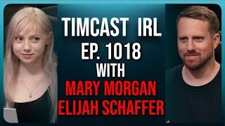 Pro USA Protesters TAKE OVER After Frat Boys Save Flag From Commies w/Elijah Schaffer | Timcast IRL