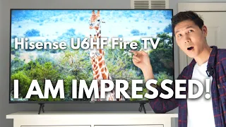 Hisense U6HF Fire TV - BEST TV SETTINGS & Review