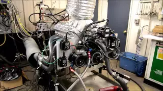 1100HP NA BES Racing built LS7 6000 RPM pull from inside the dyno room