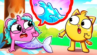 ✨ Magic Mermaid Girl Song ✨ Funny Kids Songs 😻🐨🐰🦁 by Baby Zoo Karaoke