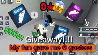 My fan gave me 6 GASTERS 😱🤩 | Giveaway | Dark life | roblox