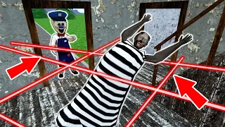 Granny prisoner vs Ice Scream policeman - funny horror animation parody (p.75)