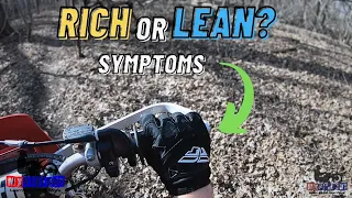 How To Tell If Your Dirt Bike Is Running RICH Or LEAN