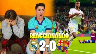 HINCHAS DEL BARÇA REACCIONAN AL MADRID 2 - 0 BARÇA *somos una ...*