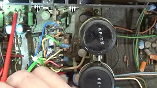 Pioneer SX 550 Stereo Receiver Repair Part 1 - Fuses Blowing, Replacing Outputs