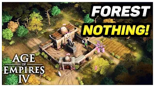 we played FOREST NOTHING in Age of Empires IV!