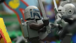 The Lost World Part 1 - A LEGO Castle and Star Wars Battle