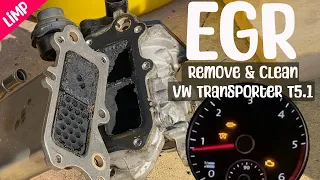 EGR Removal and clean VW Transporter