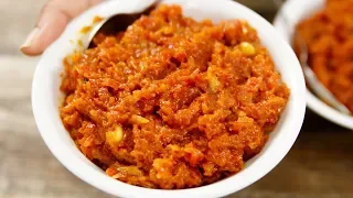 गाजर का हलवा बनाने की विधि - gajar ka halwa recipe doodh se CookingShooking