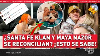 Santa Fe Klan y Maya Nazor, ¿En planes de reconciliarse?