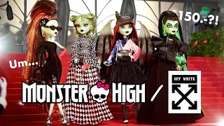 What’s THIS??😳 Monster High x Off-White COLLABORATION Dolls REVEALED!! 🍵🔥