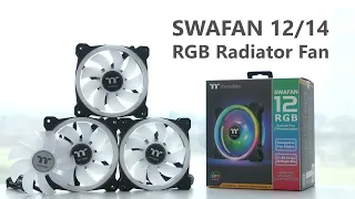 Thermaltake SWAFAN RGB Radiator Fan Unboxing & Features