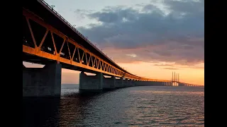 The Øresund Bridge Connecting Denmark and Sweden