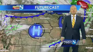 Videocast: Warm, sunny weather ahead Tuesday