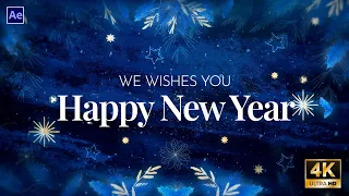 New Year Wishes 2024 | Christmas Wishes | New Year Greetings | After Effects Template