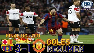 Barcelona vs Manchester United 3-1 Extended Highlights - Final UCL 2011