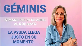 GÉMINIS /LA AYUDA LLEGA JUSTO EN SU MOMENTO