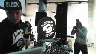 R_sound | Scratch Dj - battle  | Vinyl Acryl -  Live Art