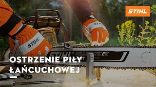 Porady STIHL: Ostrzenie piły łańcuchowej