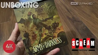 Army of Darkness 4k UltraHD Blu-ray steelbook Unboxing