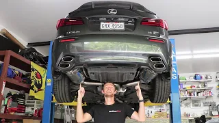 I Installed the Most Affordable Exhaust on My Lexus ISF and It's WAY Better Than I Expected - XForce