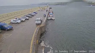 Isle of Man Peel Breakwater TimeLapse - 17/09/2023