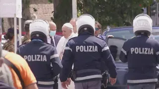 Pope Francis leaves hospital after surgery