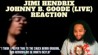 Jimi Hendrix Johnny B  Goode reaction