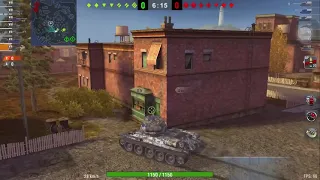 WoT Blitz Konstrukta T-34/100 3.4k dmg 4 kills | ace gameplay