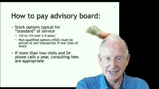 Paying board of advisors