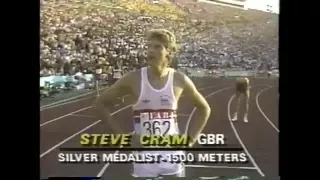 Olympics - 1984 Los Angeles - Track - Mens 1500m Finals - Gold GBR Sebastian Coe  imasportsphile