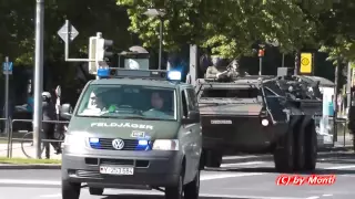 [SELTEN] 3x Feldjäger + Kolonne Bundeswehr auf Einsatzfahrt (Dresden Hochwasser 2013) (HD)