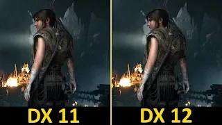 Shadow of the Tomb Raider | DirectX 11 vs. DirectX 12 | GTX 1050 Ti + i5-7400 | 1080p