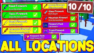 *REAL* HOW TO GET ALL 10 MATCHES FIREWORKS LOCATIONS in TOILET TOWER DEFENSE ROBLOX