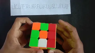 cube in a cube in a cube pattern on 3 by 3 Rubik's Cube#viral #video #cubber