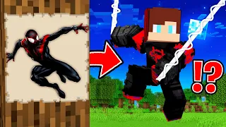 Speedrunner vs Hunter But Turn Into The SUPERHEROES We DRAW - Maizen JJ and Mikey