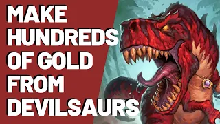 Best Gold Making Method in Classic WoW. How to Solo Farm Devilsaurs as a Rogue.
