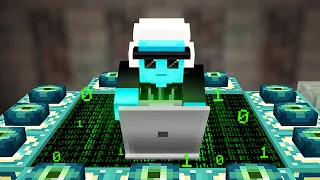 Minecraft but Hackers beat the game for me