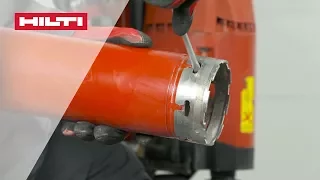 HOW TO self-retip a core bit - Hilti X-CM Diamond Core Bit [Gen. 2]