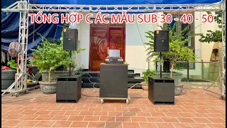 Các mẫu Sub 30 - 40 - 50 tại DVH Audio (Báo giá chi tiết trong từng Video) . DVH Audio 036 355 3277