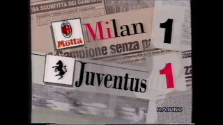 Milan - Juventus 1-1 (24.10.1993) 9a Andata Serie A.