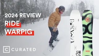2024 Ride Warpig Snowboard Review | Curated